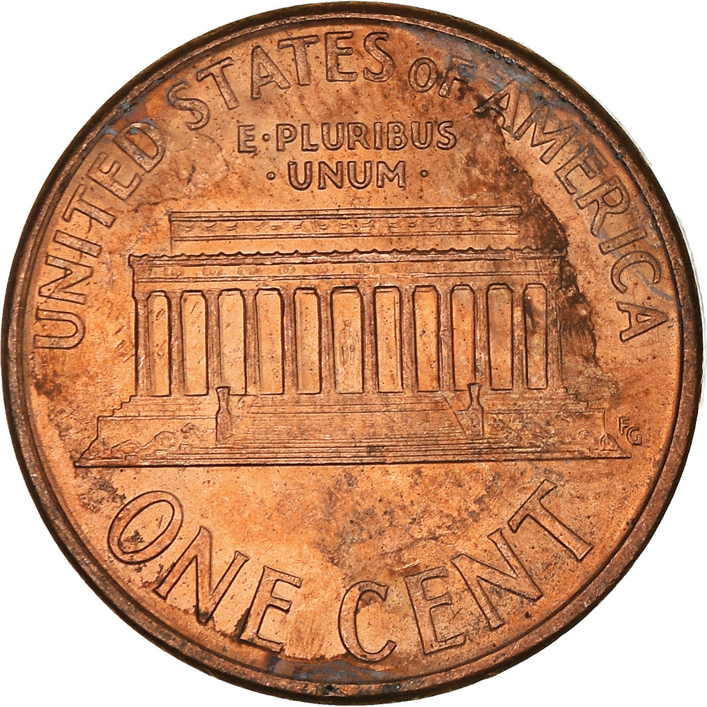 Coin, United States, Cent, 1996