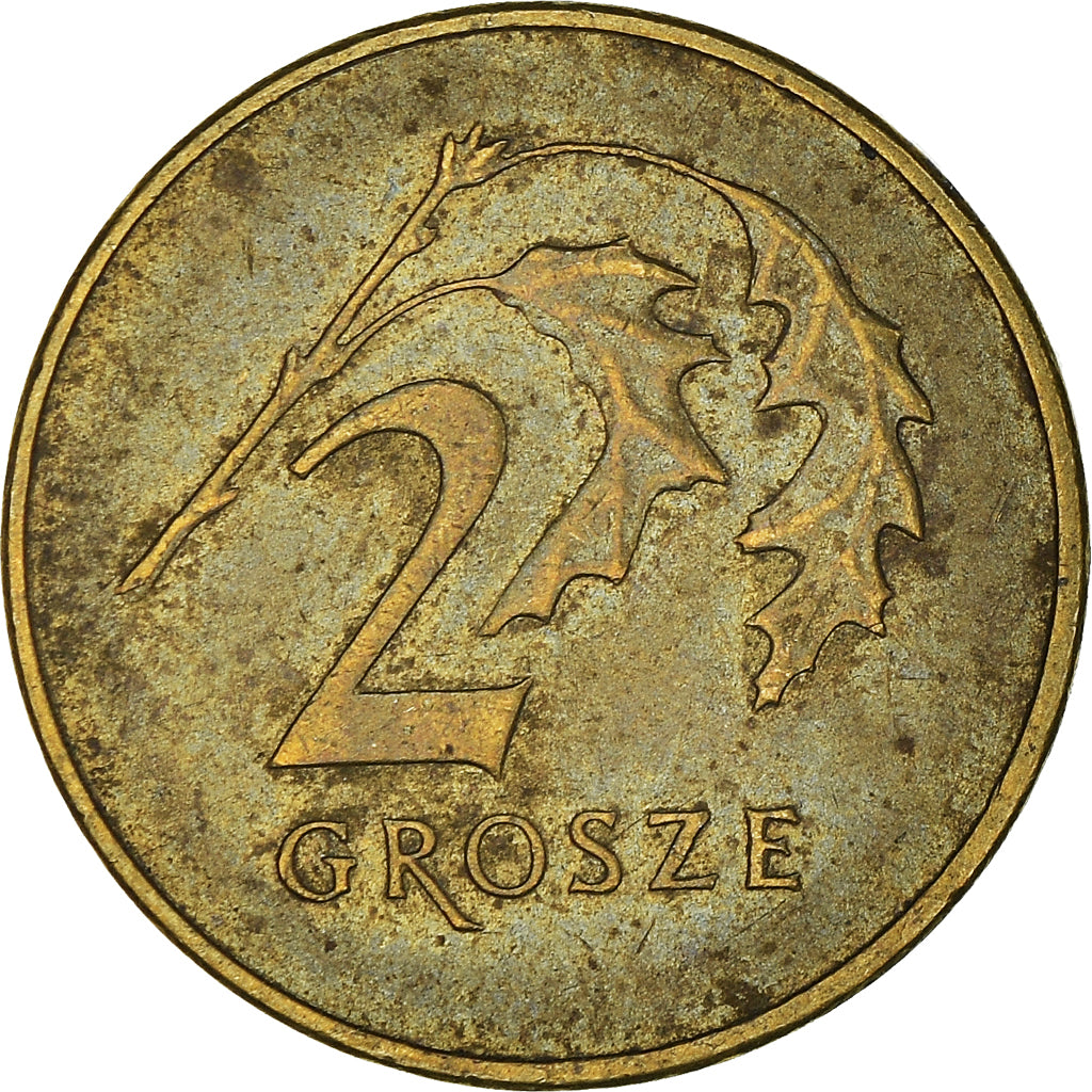 Monnaie, Pologne, 2 Grosze, 2011