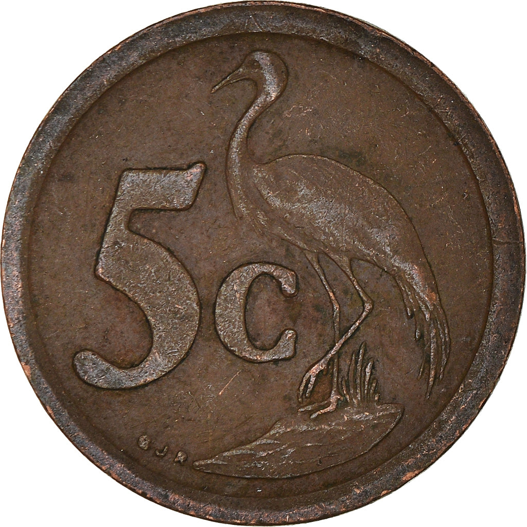 Moneda, Sudáfrica, 5 Cents, 1993
