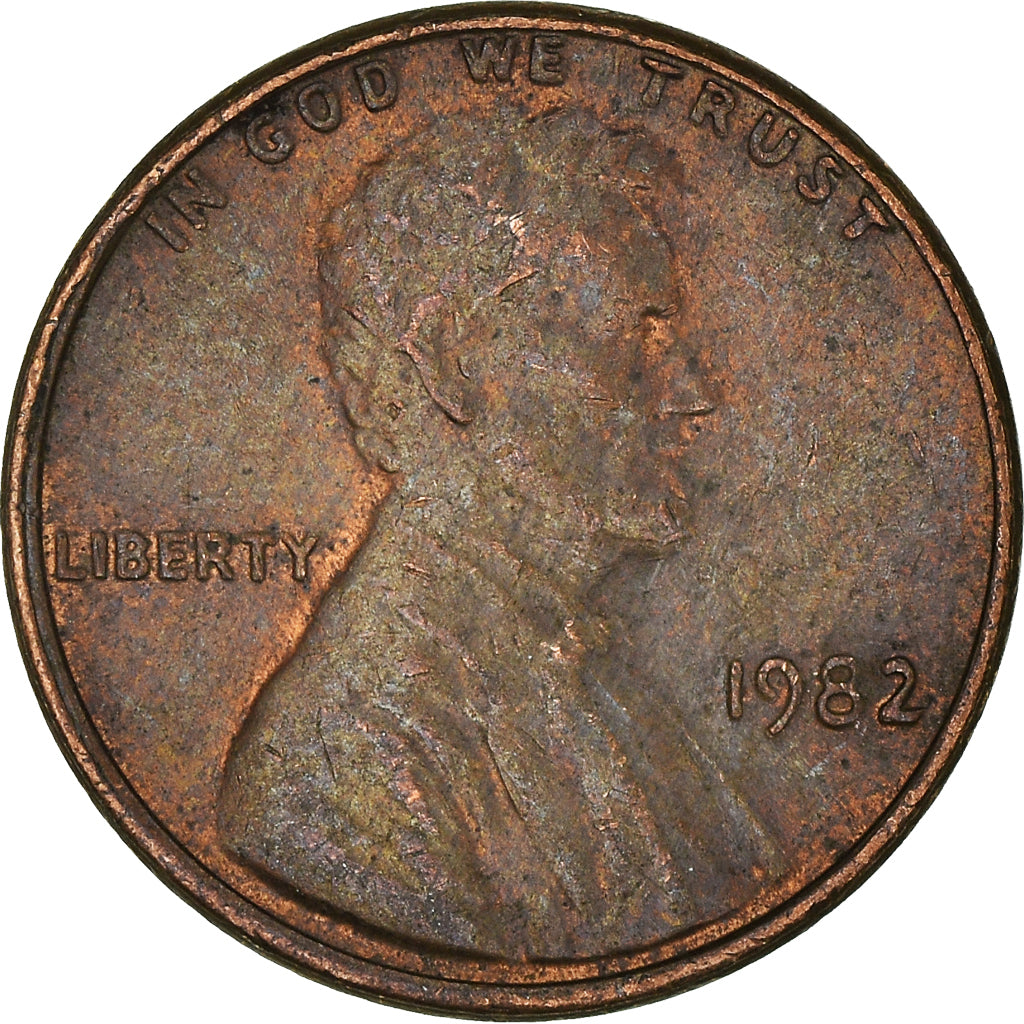 Coin, United States, Cent, 1982