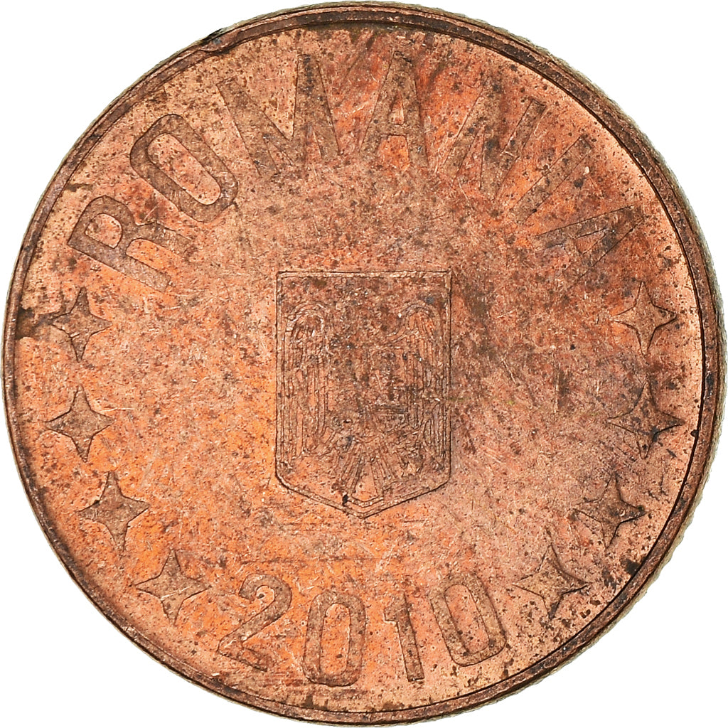 Monnaie, Roumanie, 5 Bani, 2010