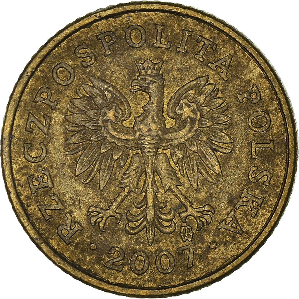Moneta, Polonia, Grosz, 2007