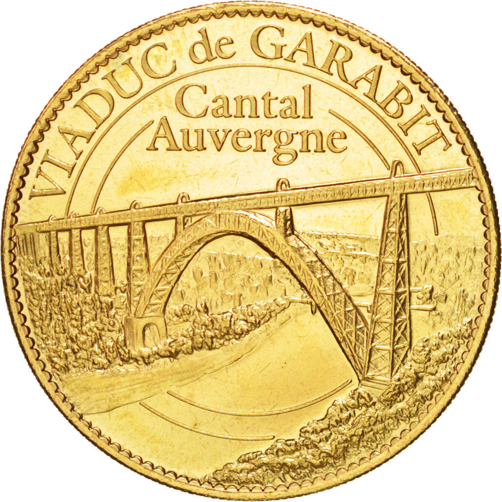France, Token, Tourist Token, Viaduc de Garabit, Cantal, 2010, Arthus Bertrand