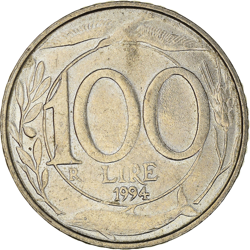 Coin, Italy, 100 Lire, 1994