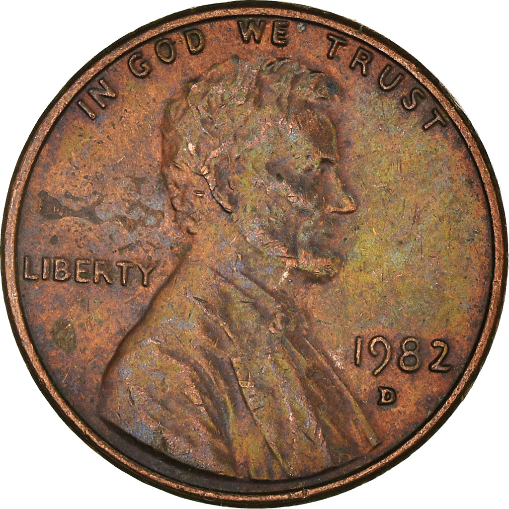 Münze, Vereinigte Staaten, Cent, 1982