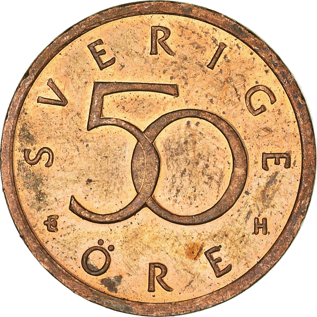 Moneda, Suecia, 50 Öre, 2004