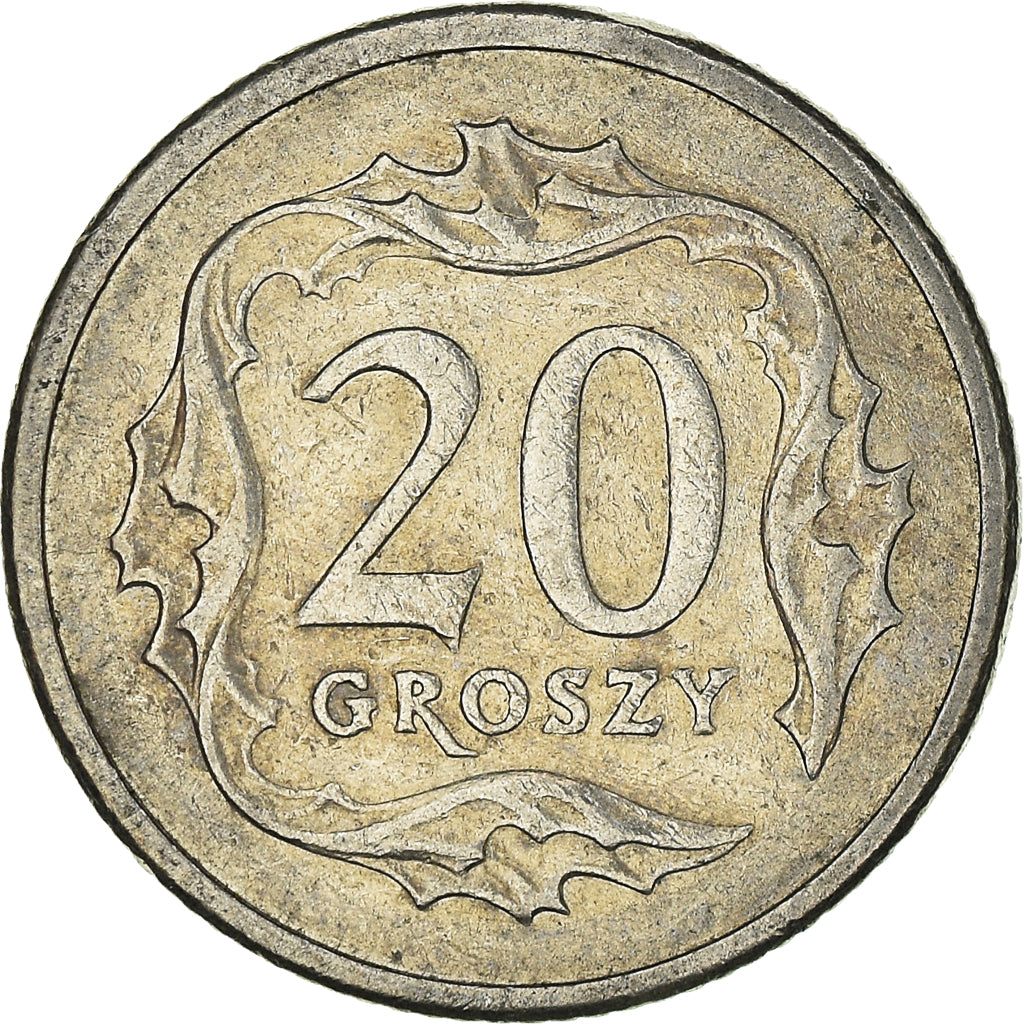Munten, Polen, 20 Groszy, 1996