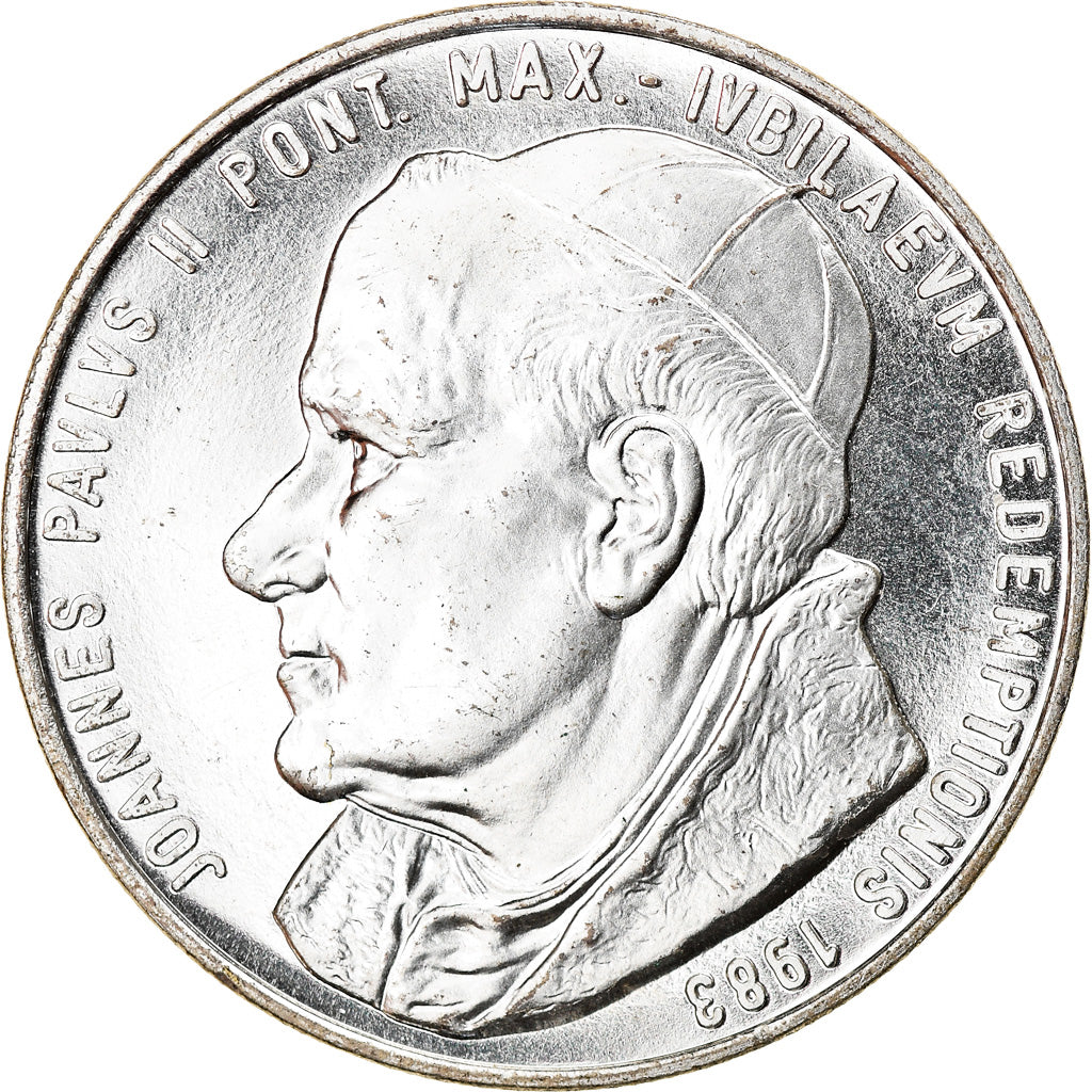 Vatican, Medal, Le Pape Jean-Paul II, Roma, MS(63), Nickel