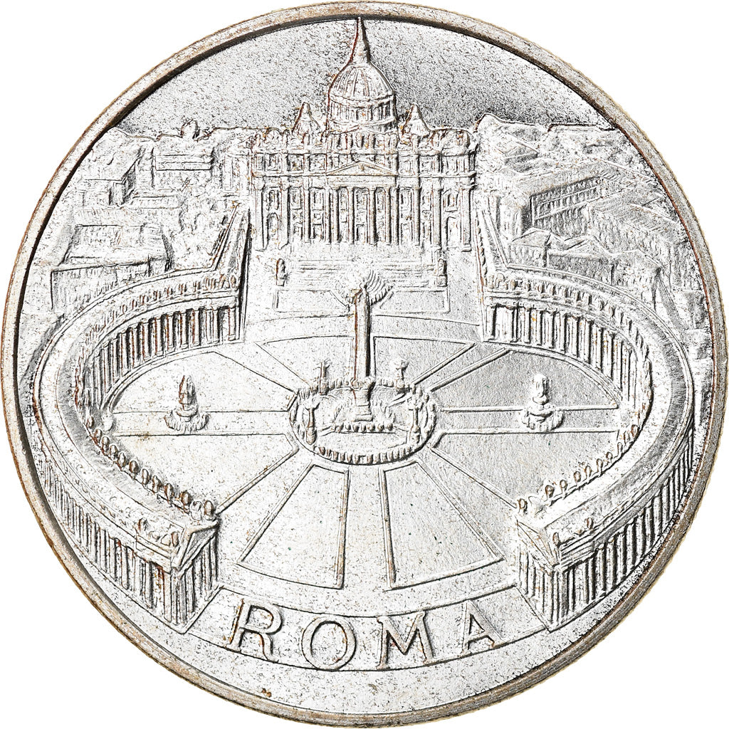 Vatican, Medal, Le Pape Jean-Paul II, Roma, MS(63), Nickel