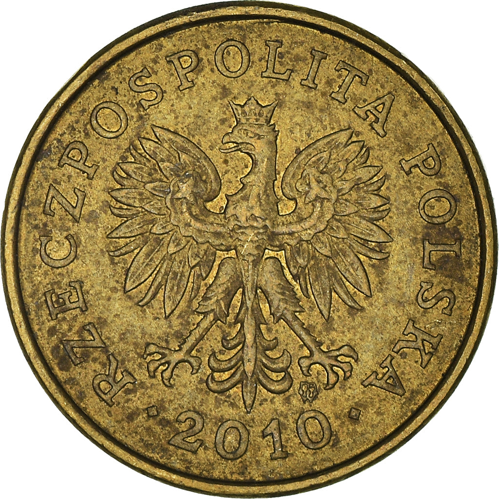 Moneta, Polonia, 2 Grosze, 2010