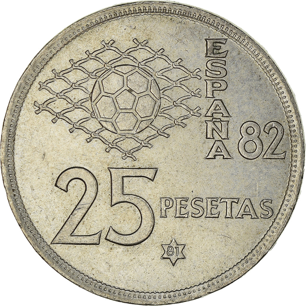 Moneta, Spagna, 25 Pesetas, 1980 (82)