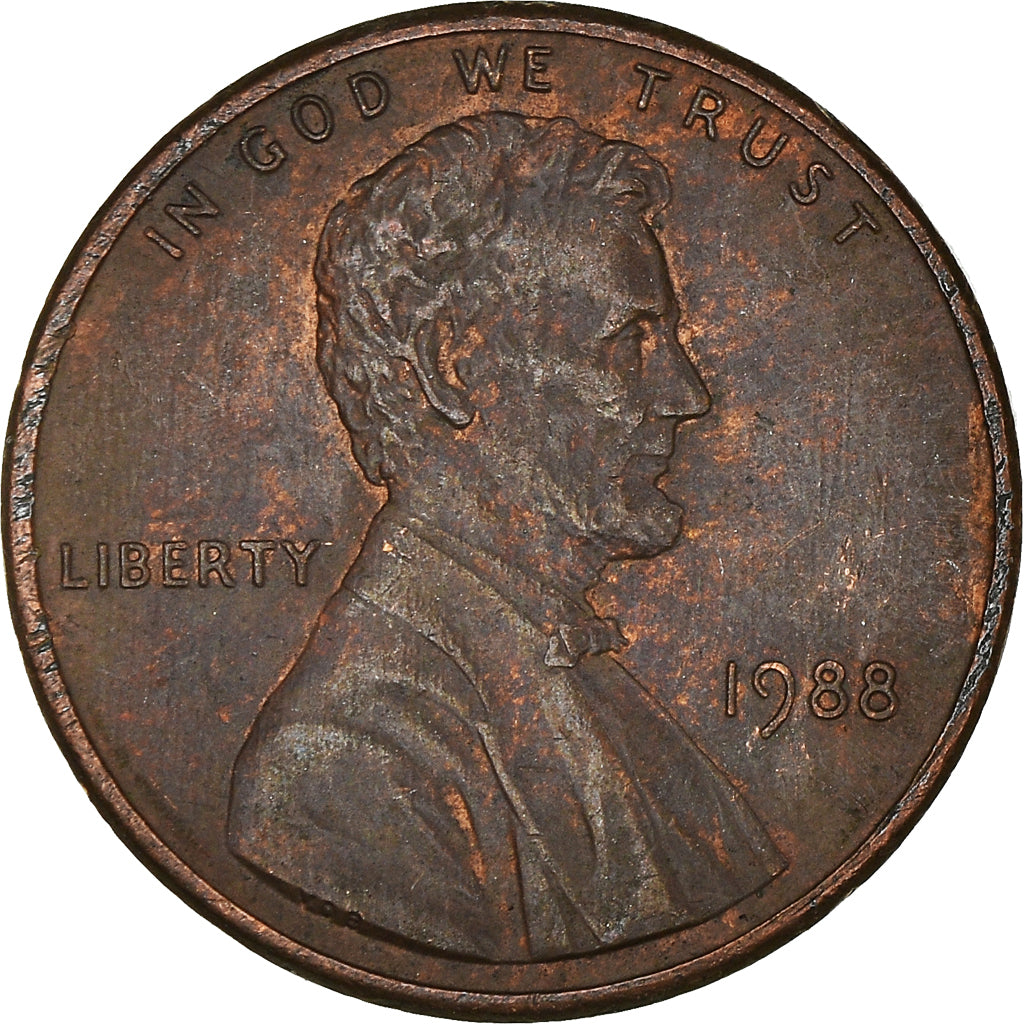 Münze, Vereinigte Staaten, Cent, 1988
