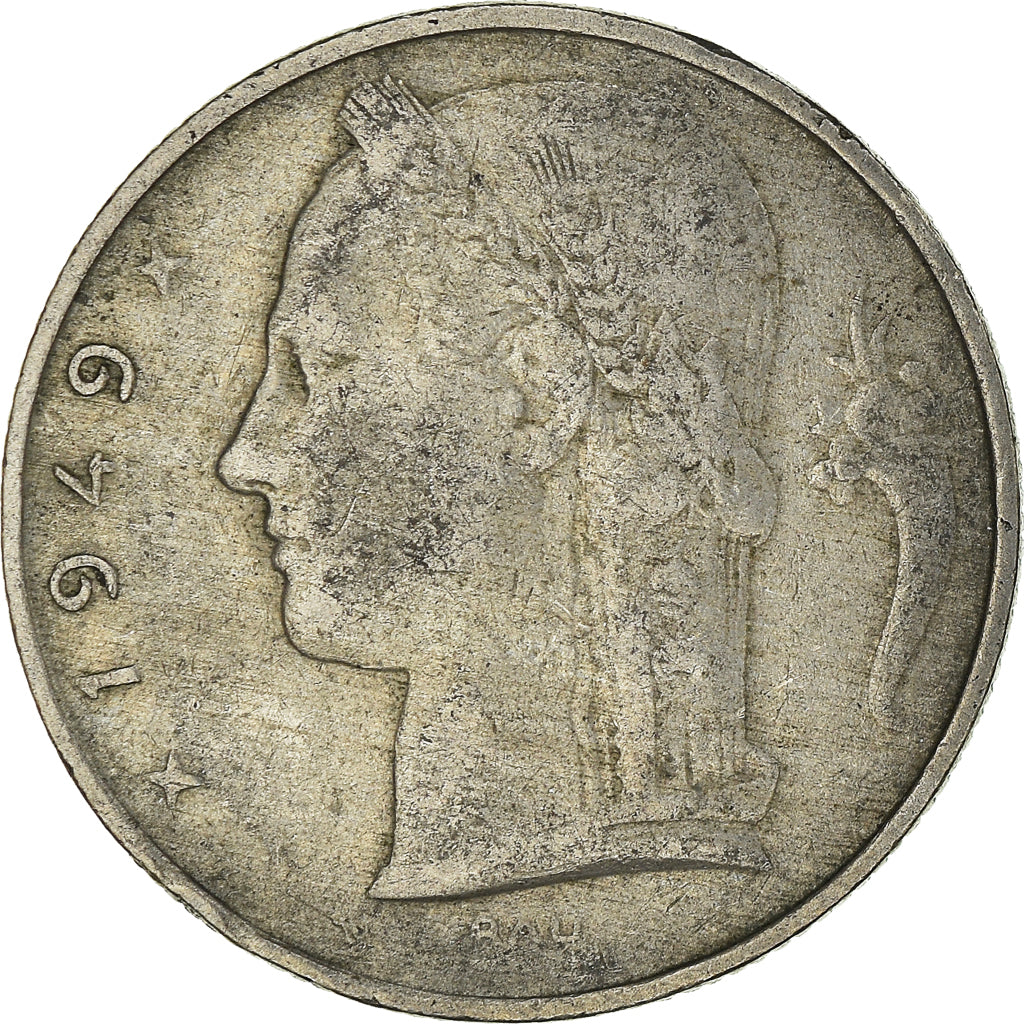 Moneda, Bélgica, 5 Francs, 5 Frank, 1949