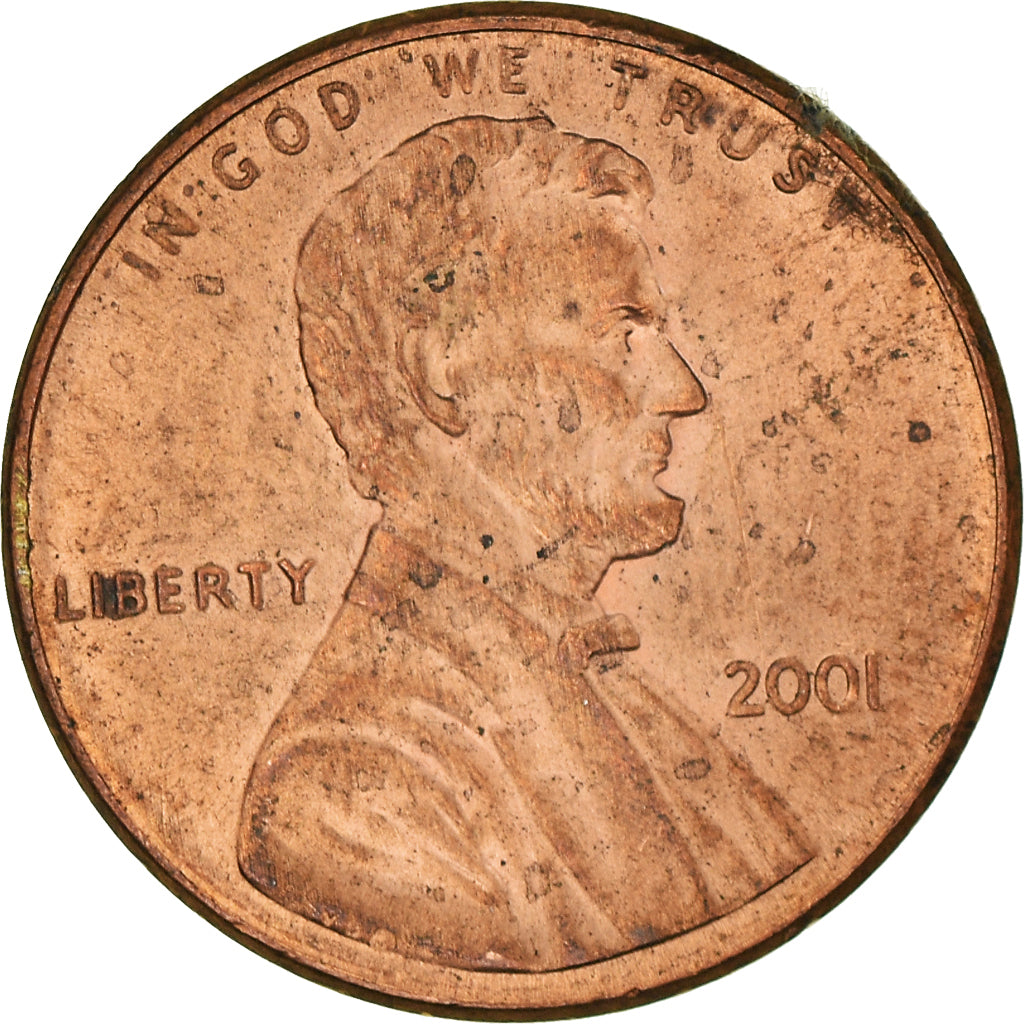 Münze, Vereinigte Staaten, Cent, 2001