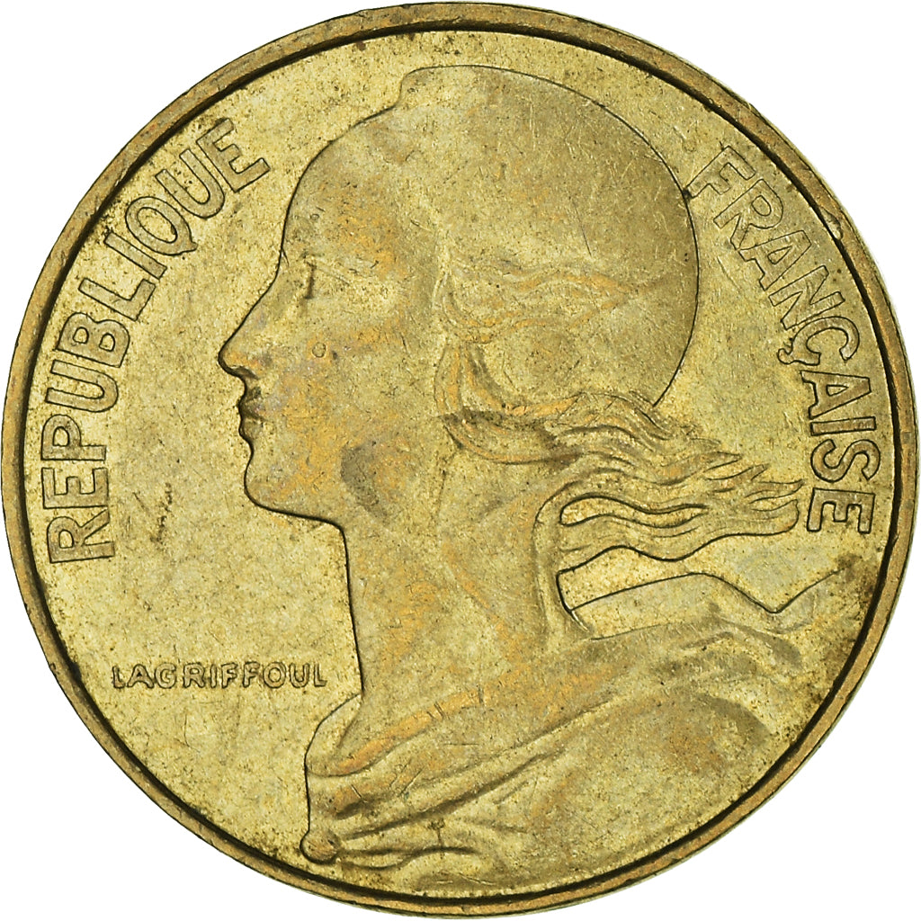 Coin, France, 10 Centimes, 1987