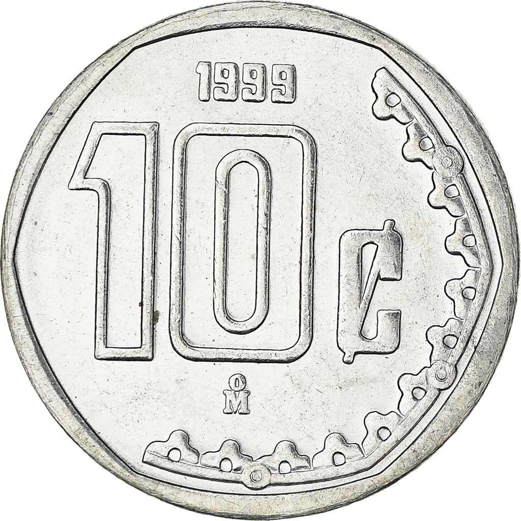 Munten, Mexico, 10 Centavos, 1999
