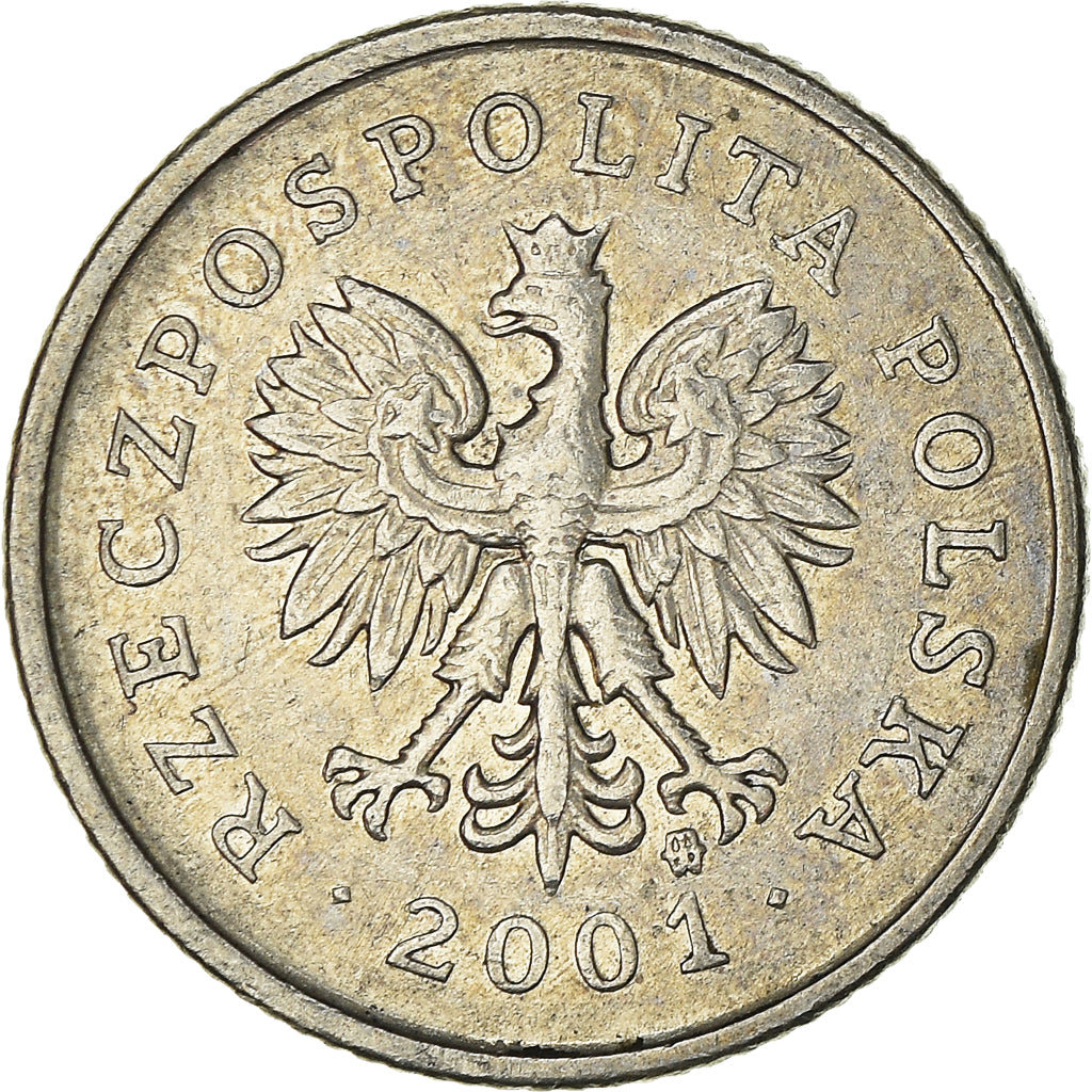 Moneta, Polonia, 20 Groszy, 2001