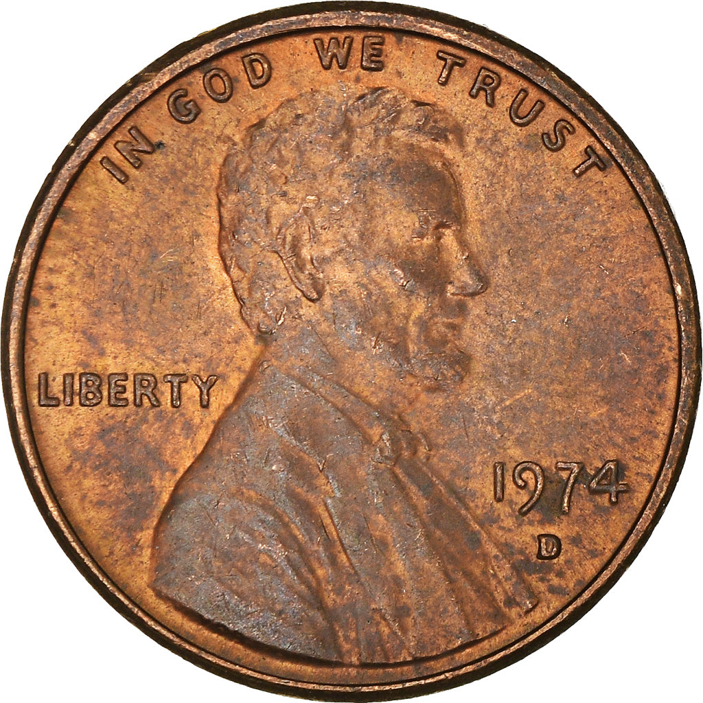 Münze, Vereinigte Staaten, Cent, 1974