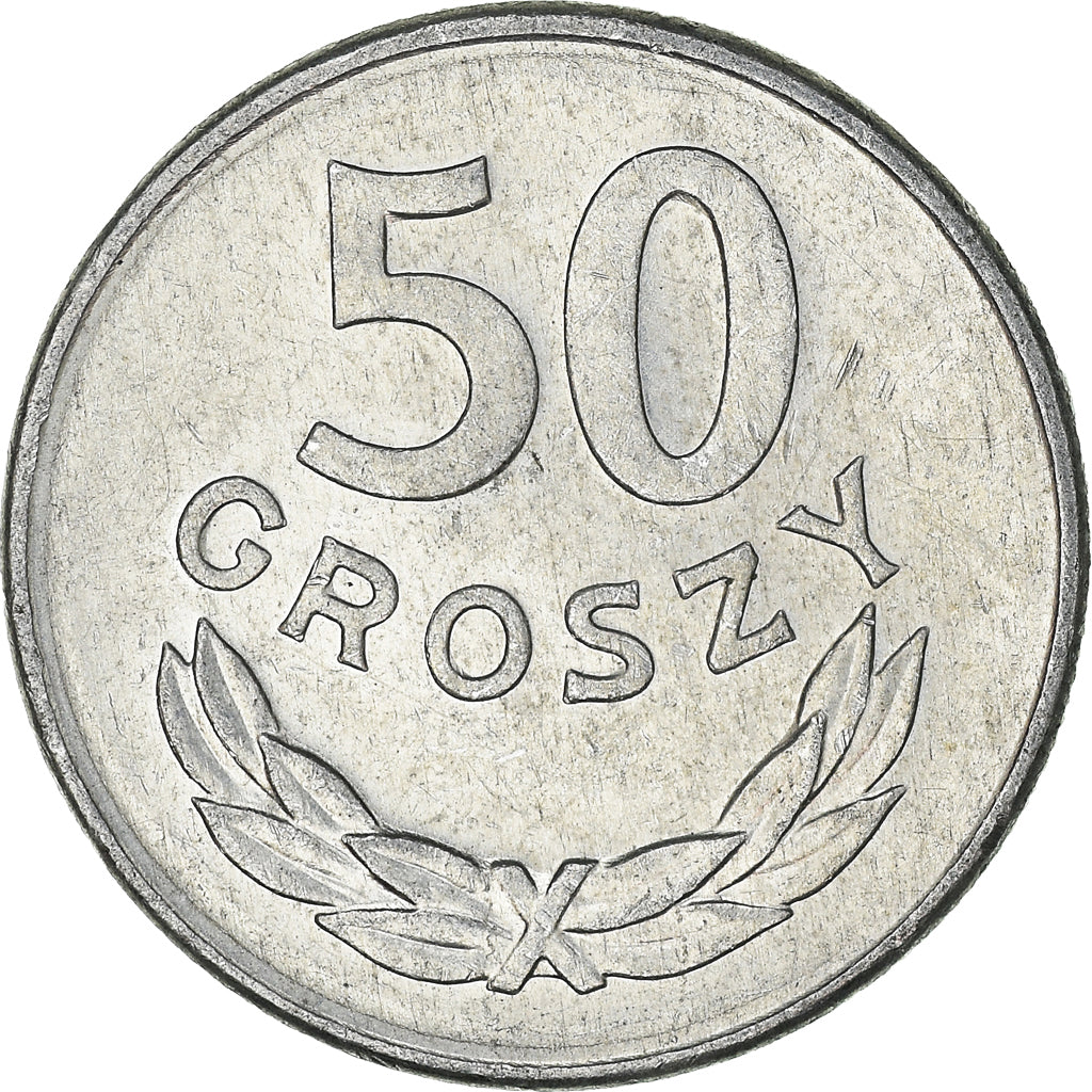 Coin, Poland, 50 Groszy, 1986