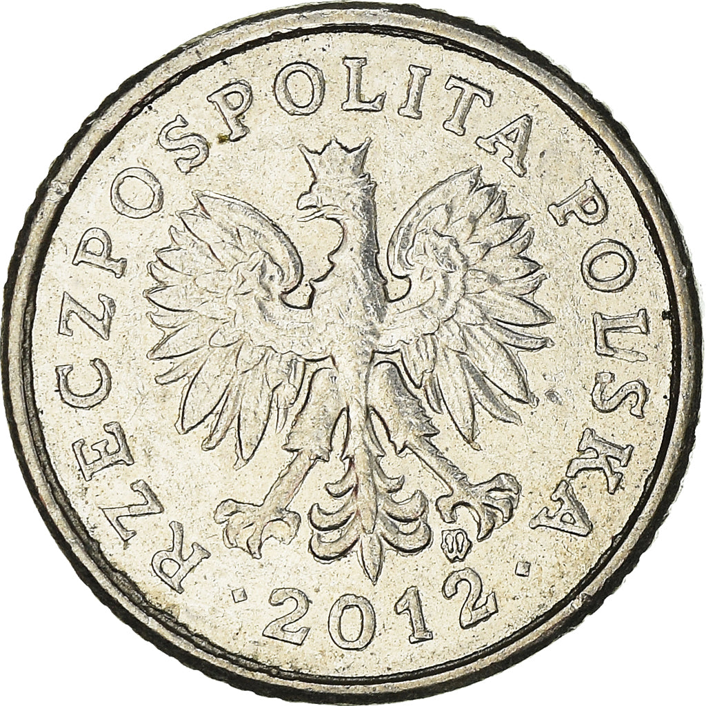 Moneta, Polonia, 10 Groszy, 2012