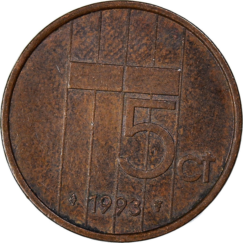Munten, Nederland, 5 Cents, 1993
