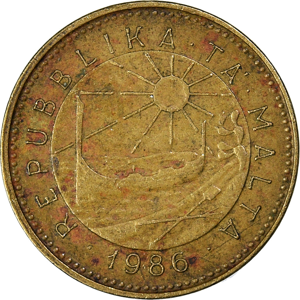 Moneta, Malta, Cent, 1986