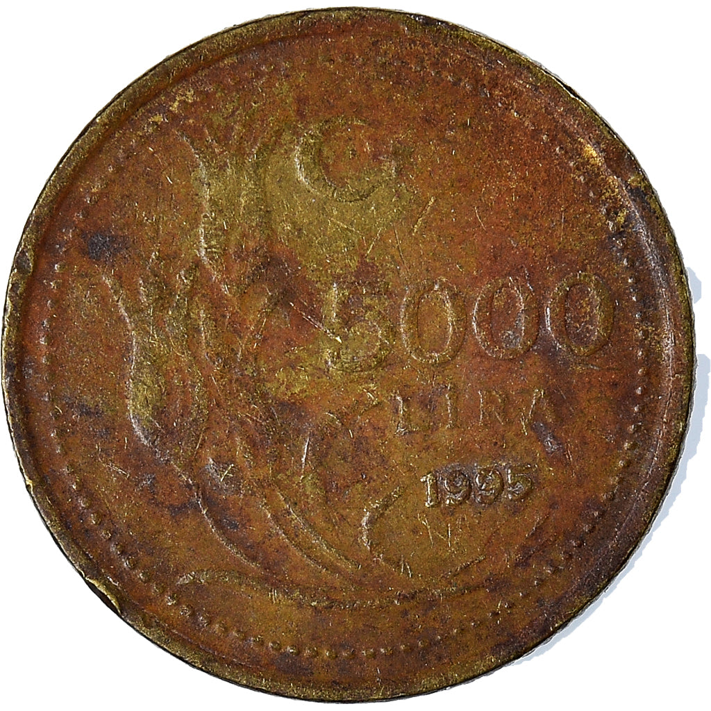 Moneta, Turchia, 5000 Lira, 1995