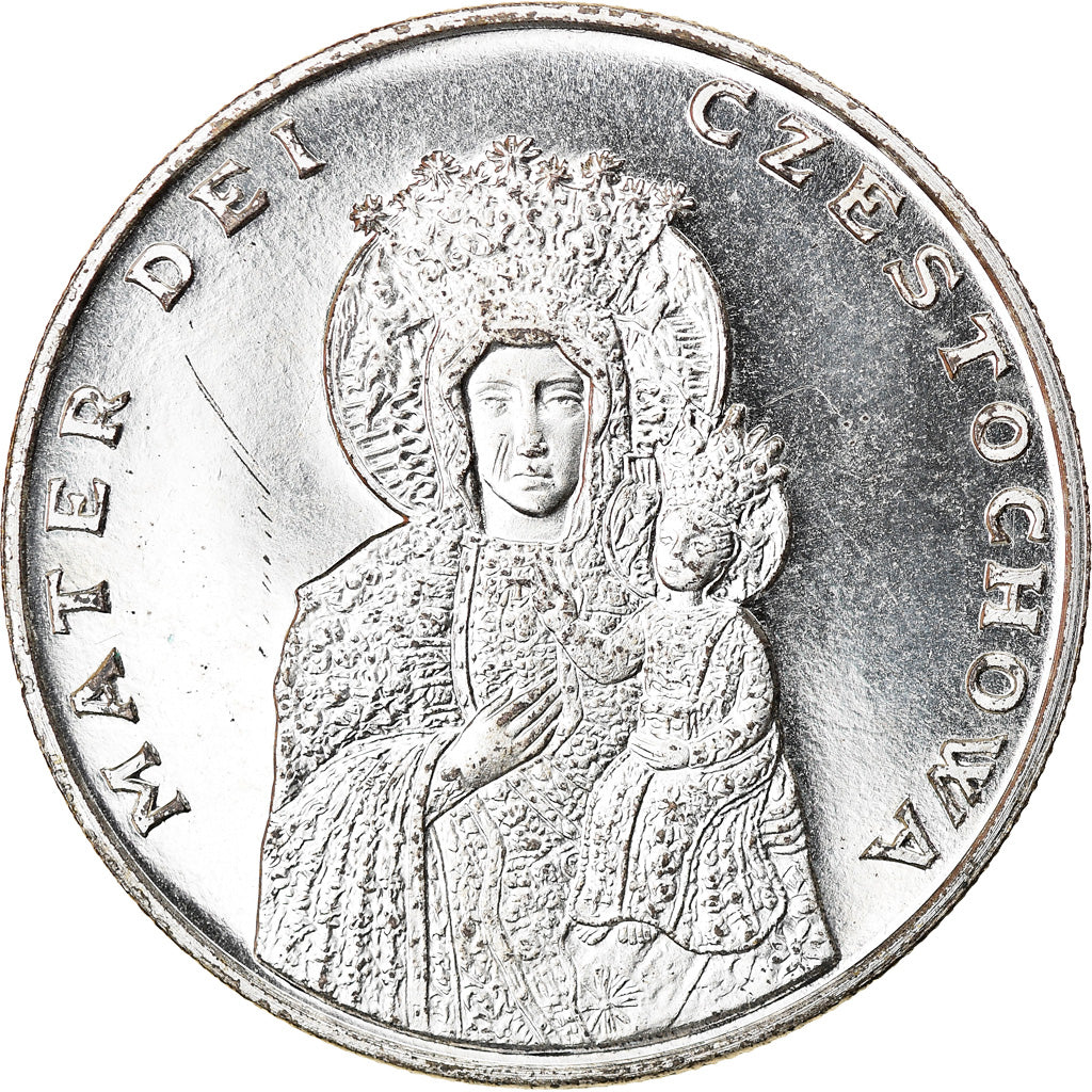 Watykan, Medal, Jean-Paul II, Mater Dei Czestochowa, AU(55-58), Nikiel