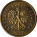Moneta, Polonia, 2 Grosze, 1992