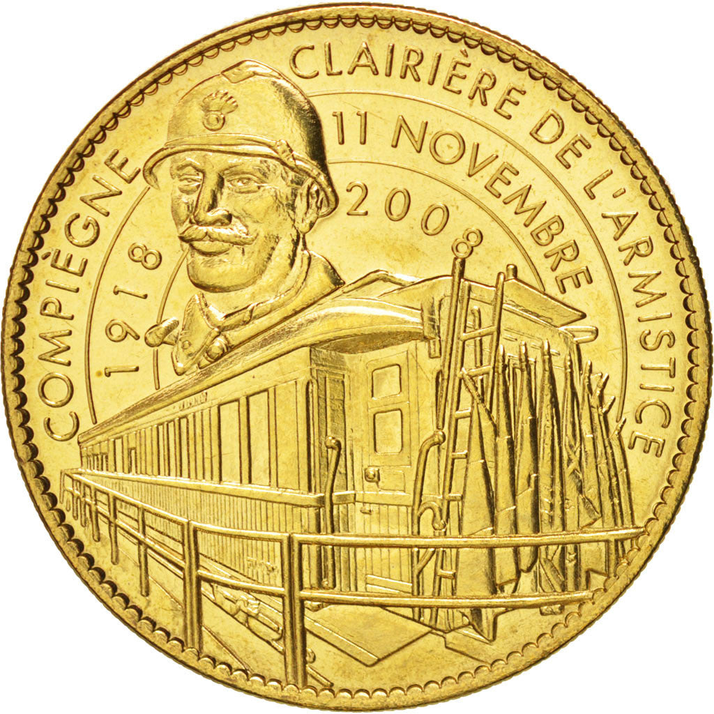 France, Token, Tourist Token, Compiègne, Clairière de l'Armistice, 2008