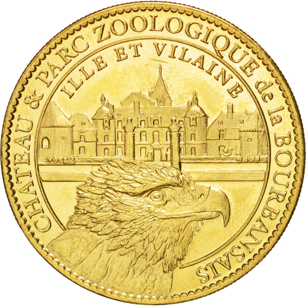 France, Token, Tourist Token, Château et Parc de la Bourbansais, 2010, Arthus