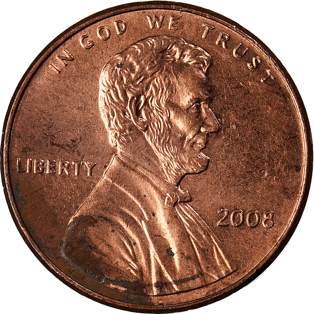 Moneta, Stati Uniti, Cent, 2008
