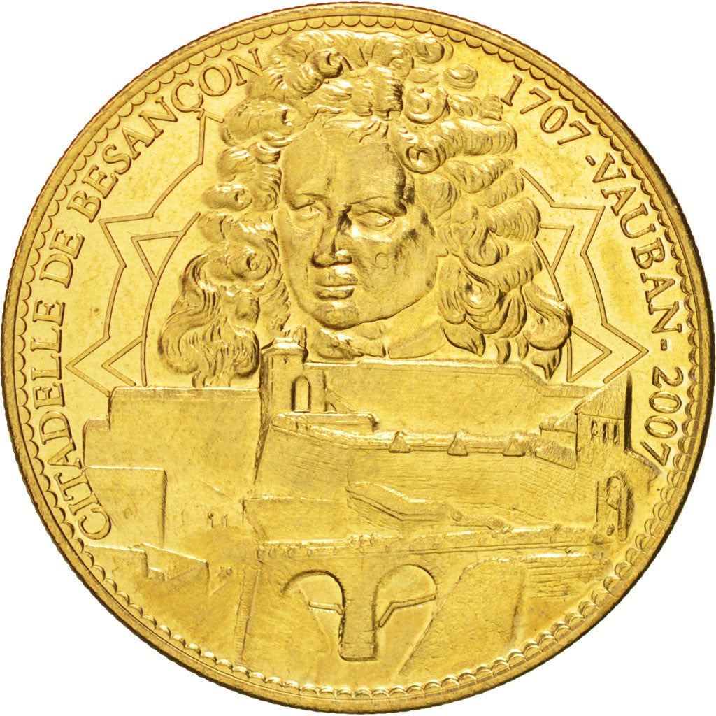 France, Token, Tourist Token, Citadelle de Besançon, Vauban, 2007, Arthus