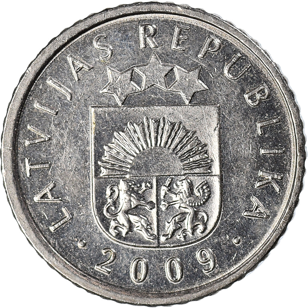 Coin, Latvia, 50 Santimu, 2009