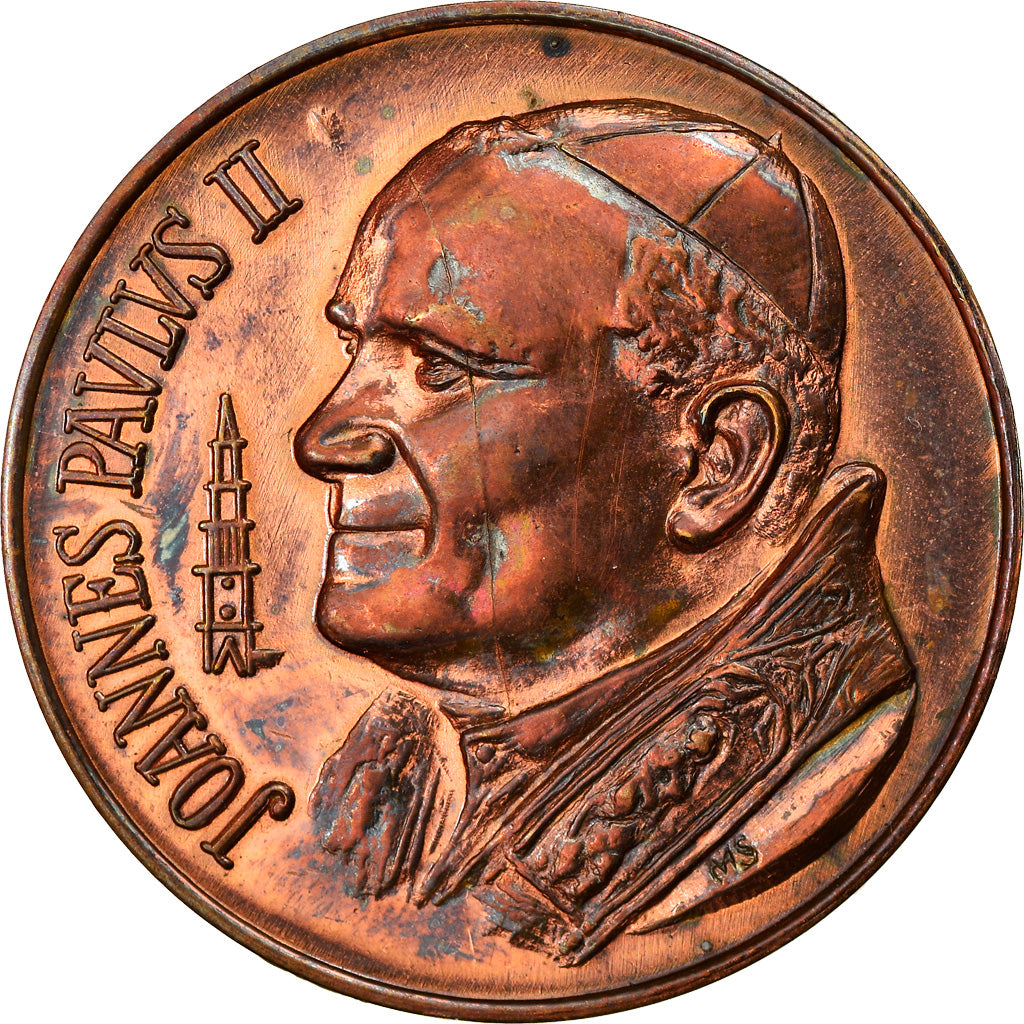 Vatican, Medal, Le Pape Jean-Paul II, Religions & beliefs, AU(55-58), Copper