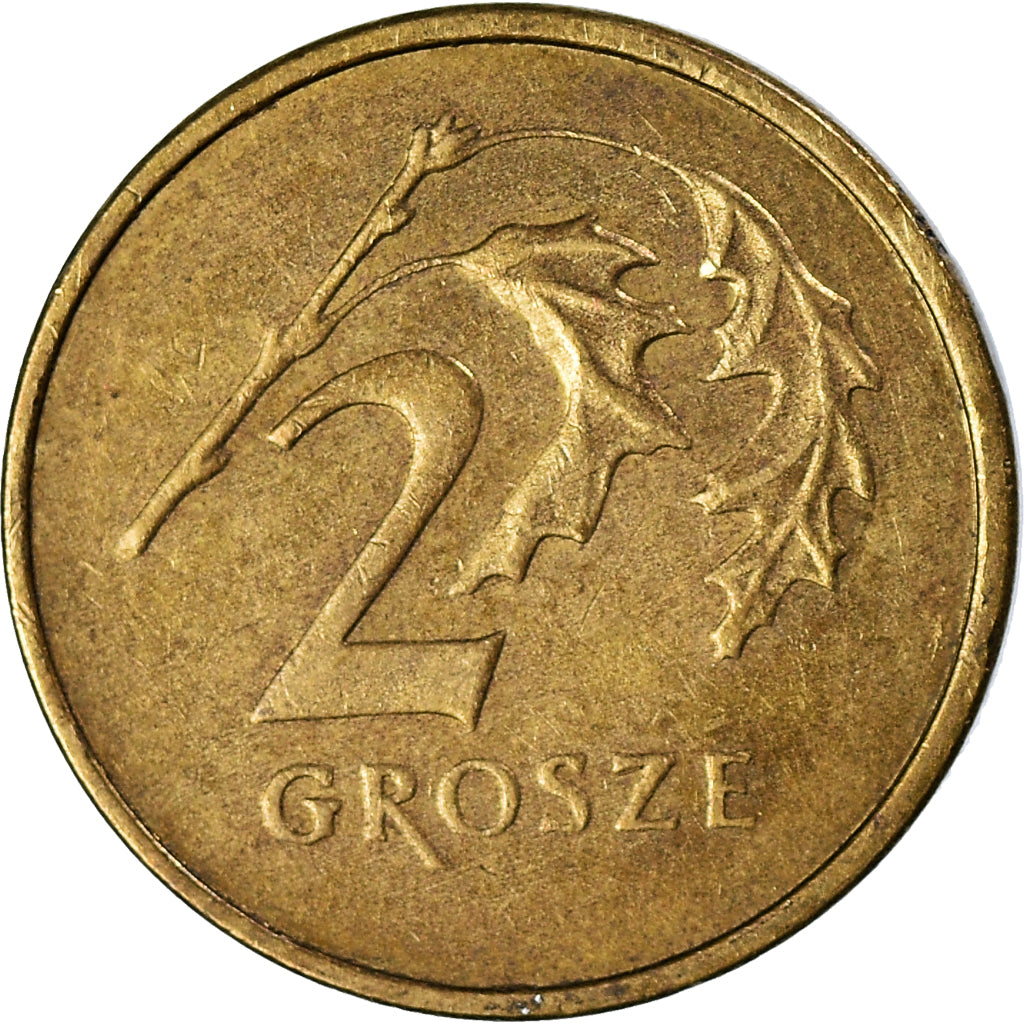 Moneta, Polonia, 2 Grosze, 2004