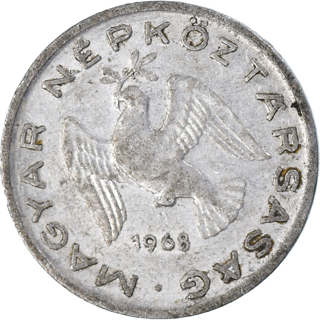 Moneta, Ungheria, 10 Filler, 1968