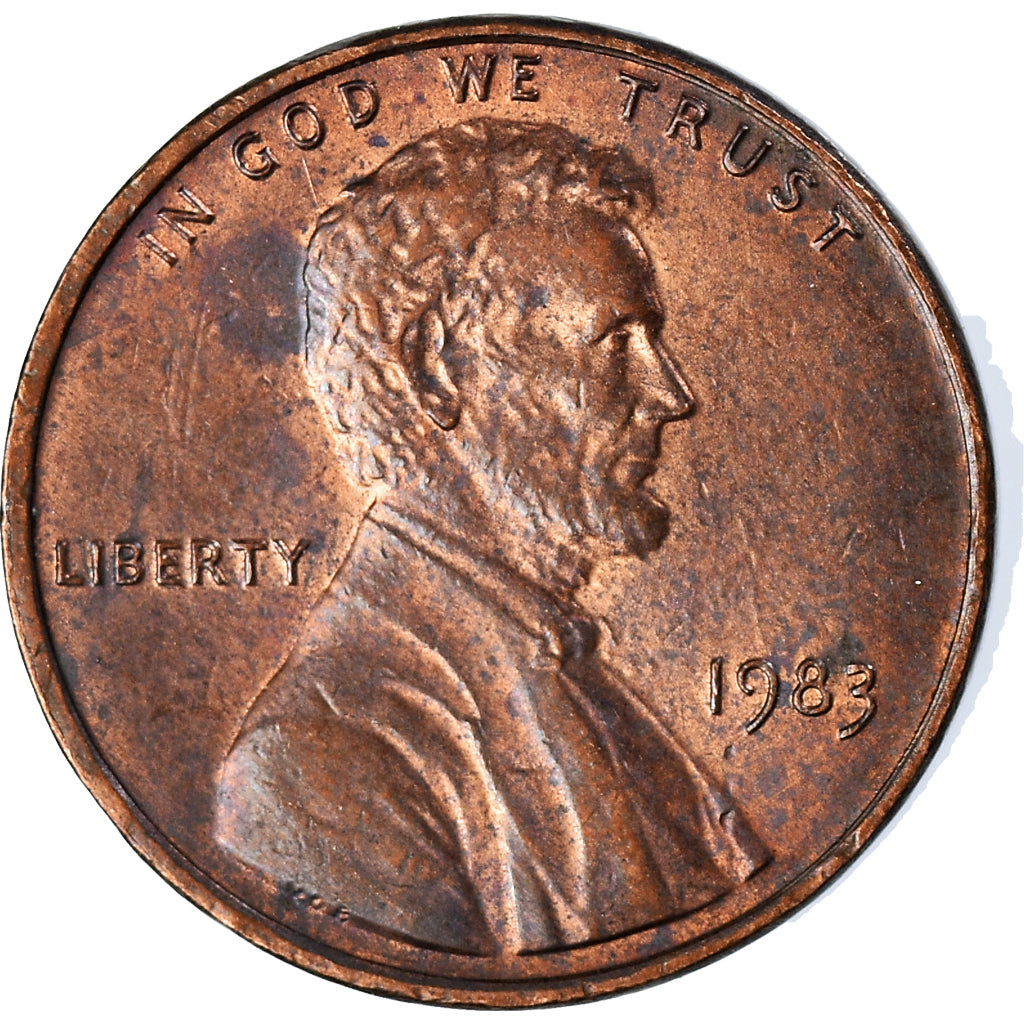 Coin, United States, Cent, 1983