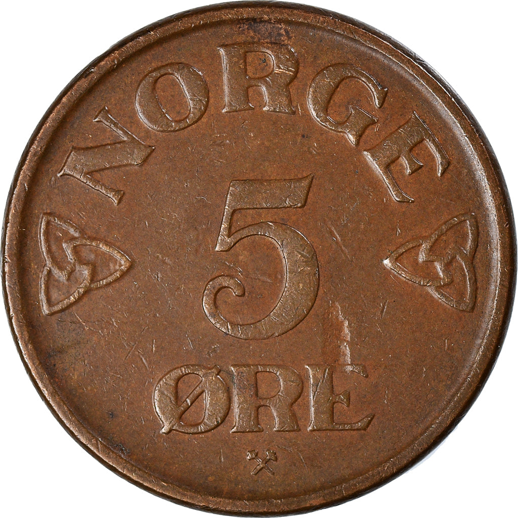 Moneda, Noruega, 5 Öre, 1956