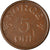 Moneda, Noruega, 5 Öre, 1956
