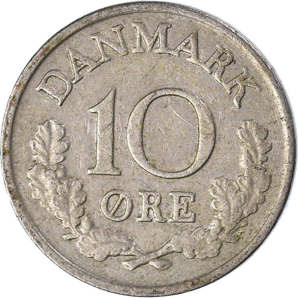 Münze, Dänemark, 10 Öre, 1962