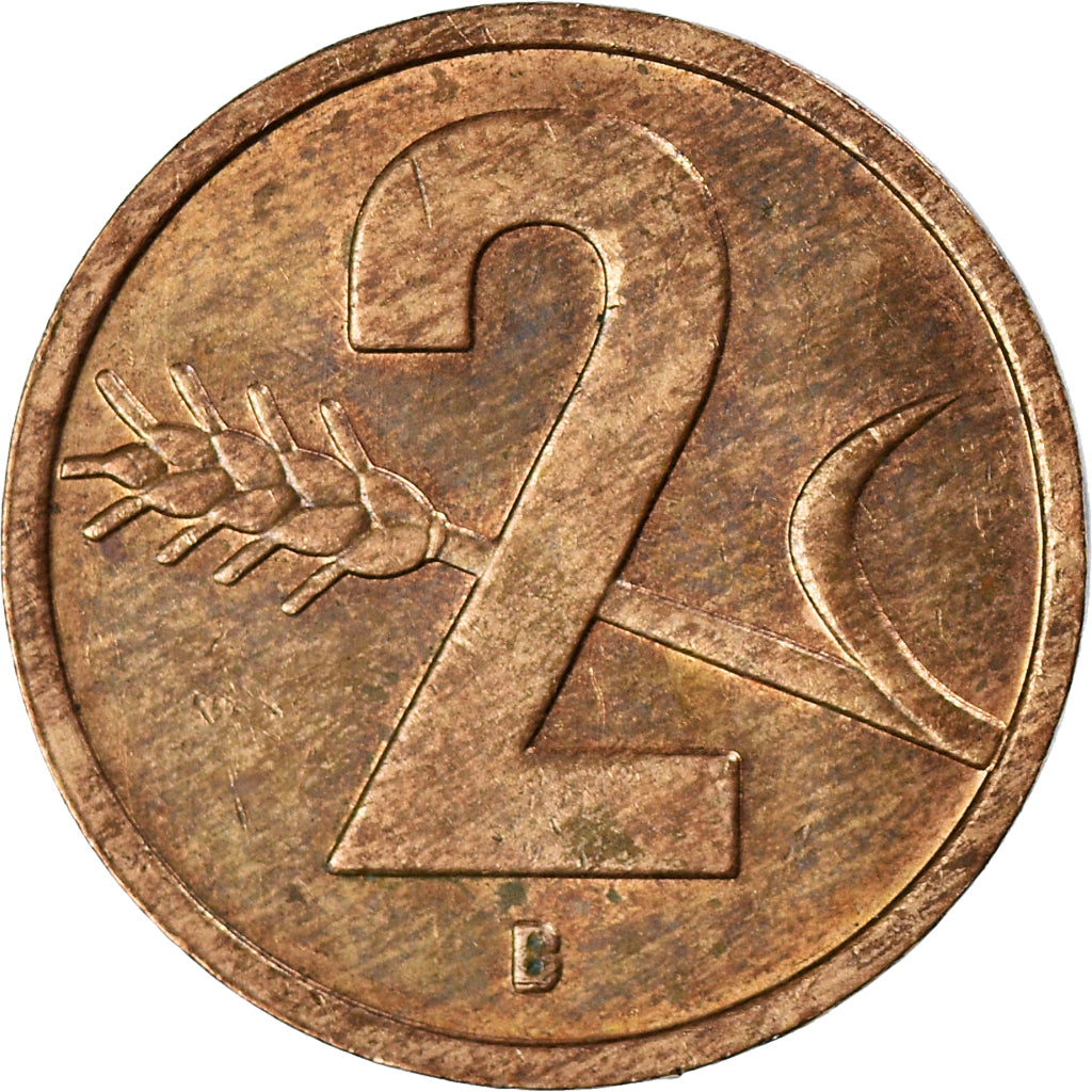Moneta, Szwajcaria, 2 Rappen, 1954