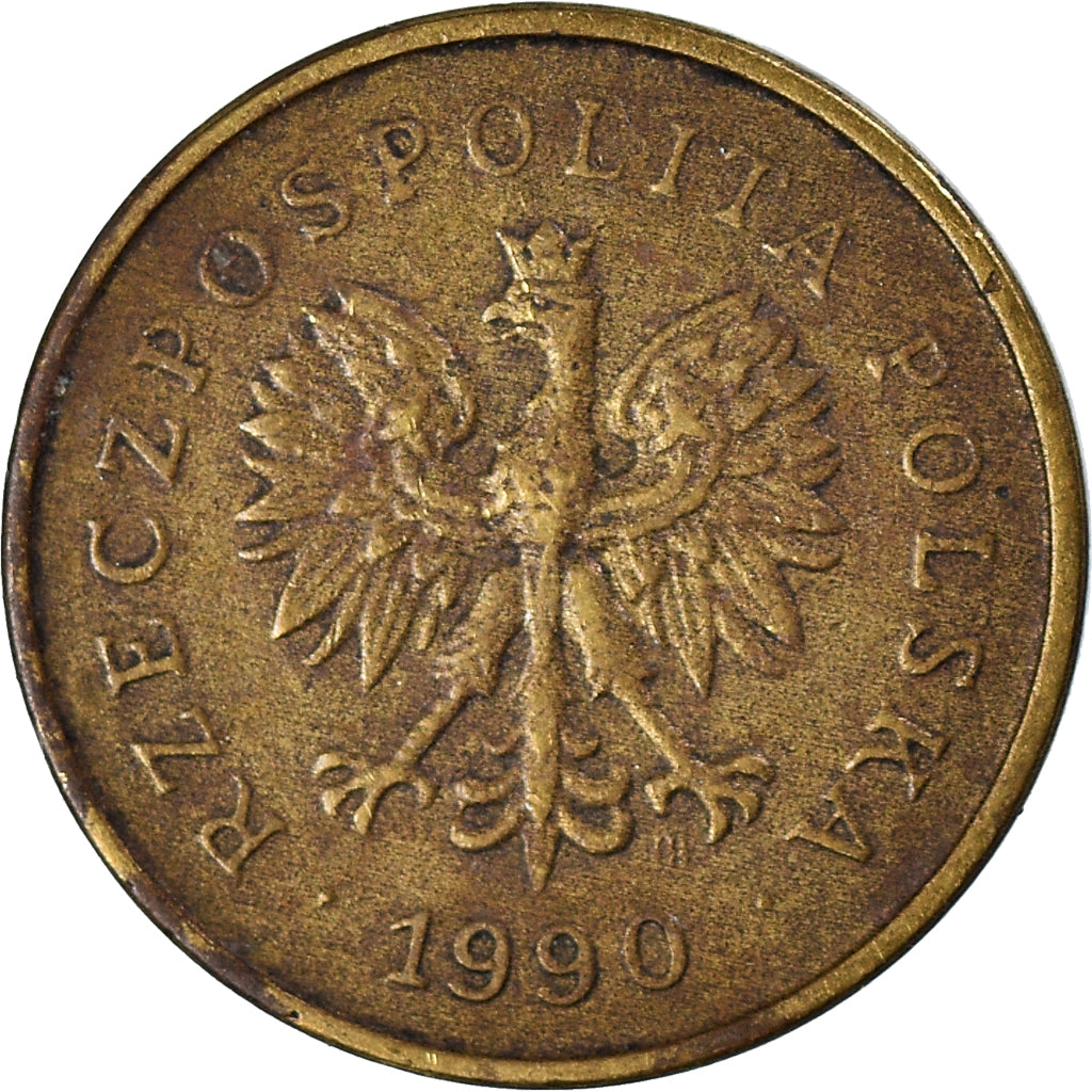 Coin, Poland, 2 Grosze, 1990
