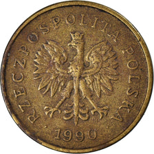 Coin, Poland, 2 Grosze, 1990
