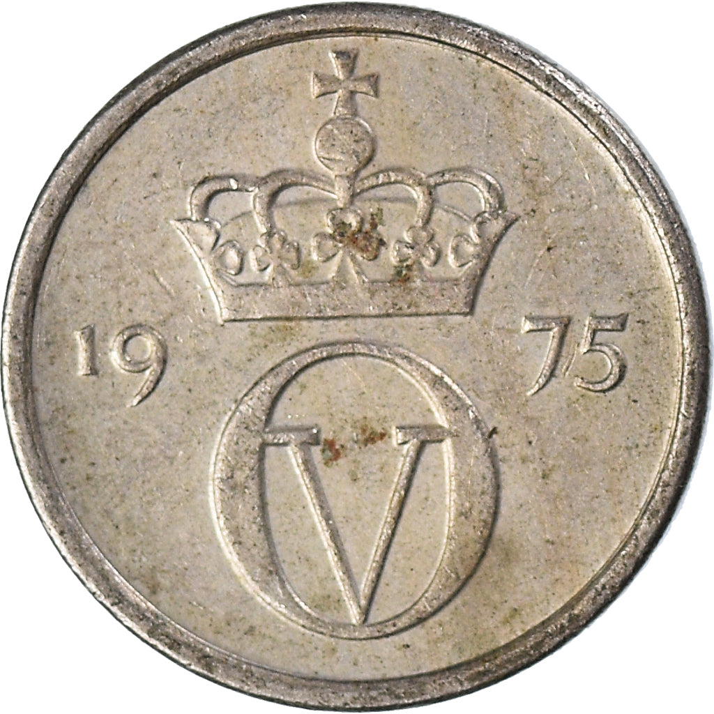 Moneda, Noruega, 10 Öre, 1975