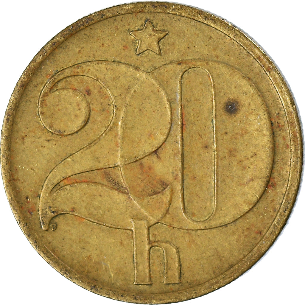 Coin, Czechoslovakia, 20 Haleru, 1978