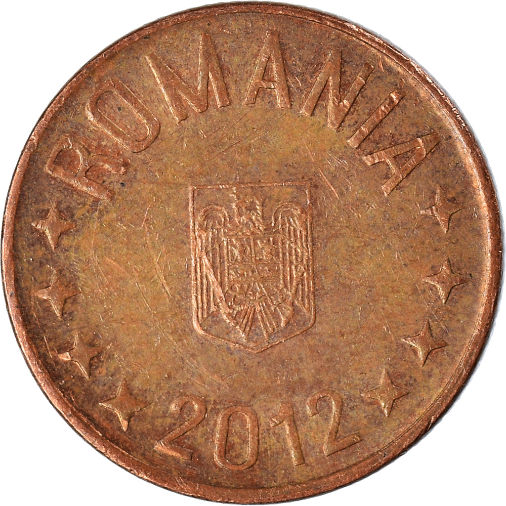 Moneda, Rumanía, 5 Bani, 2012
