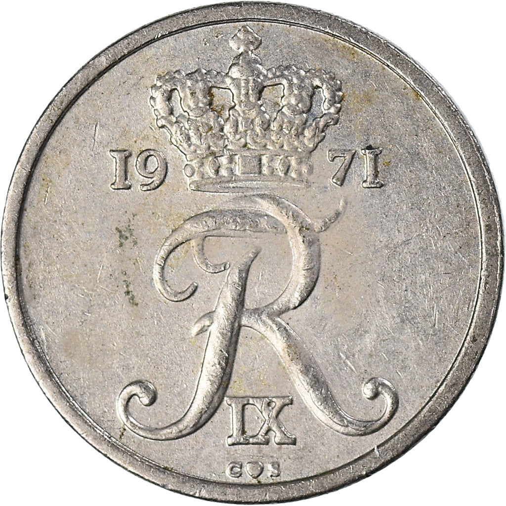 Coin, Denmark, 10 Öre, 1971