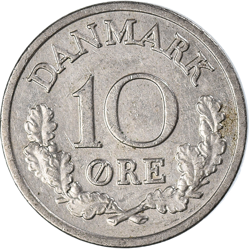 Coin, Denmark, 10 Öre, 1971