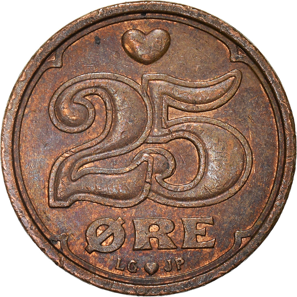 Munten, Denemarken, 25 Öre, 1994